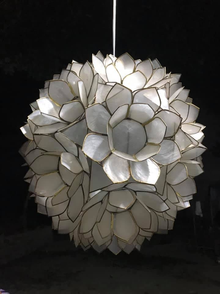CAPIZ shell craft.
